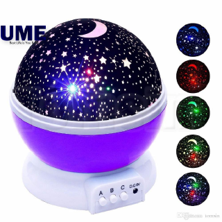 rotating projector lamp