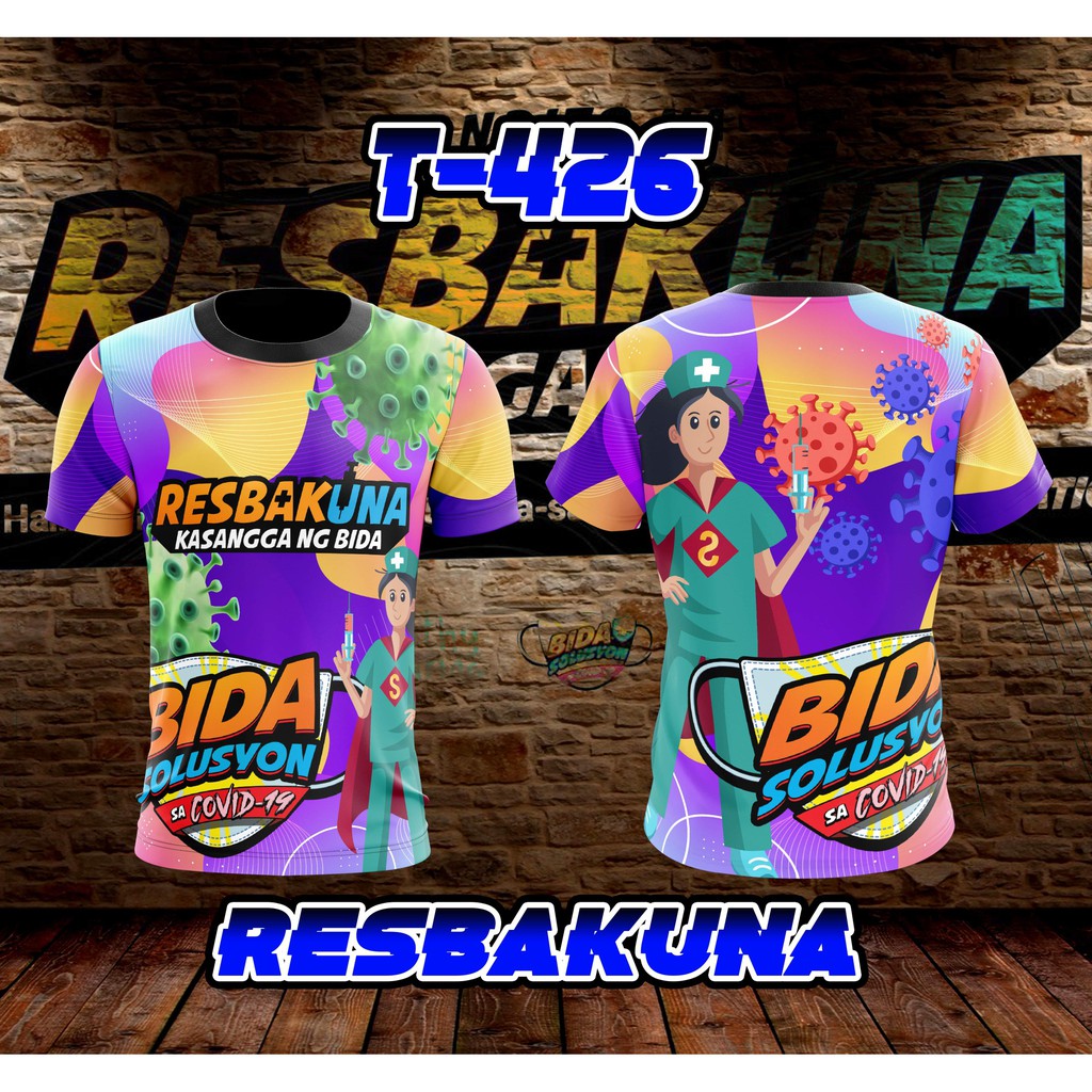 RESBAKUNA T-SHIRTS FULL SUBLIMATION | Shopee Philippines