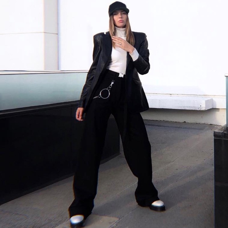 high waisted flared pants