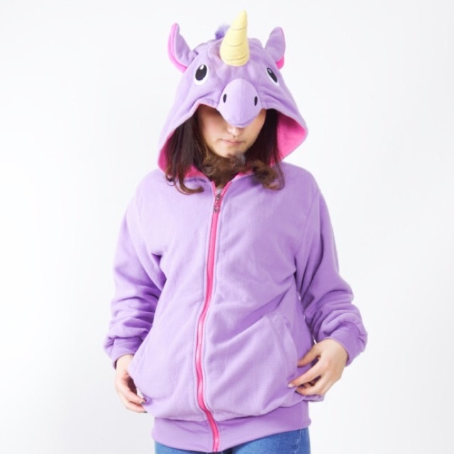 purple unicorn hoodie