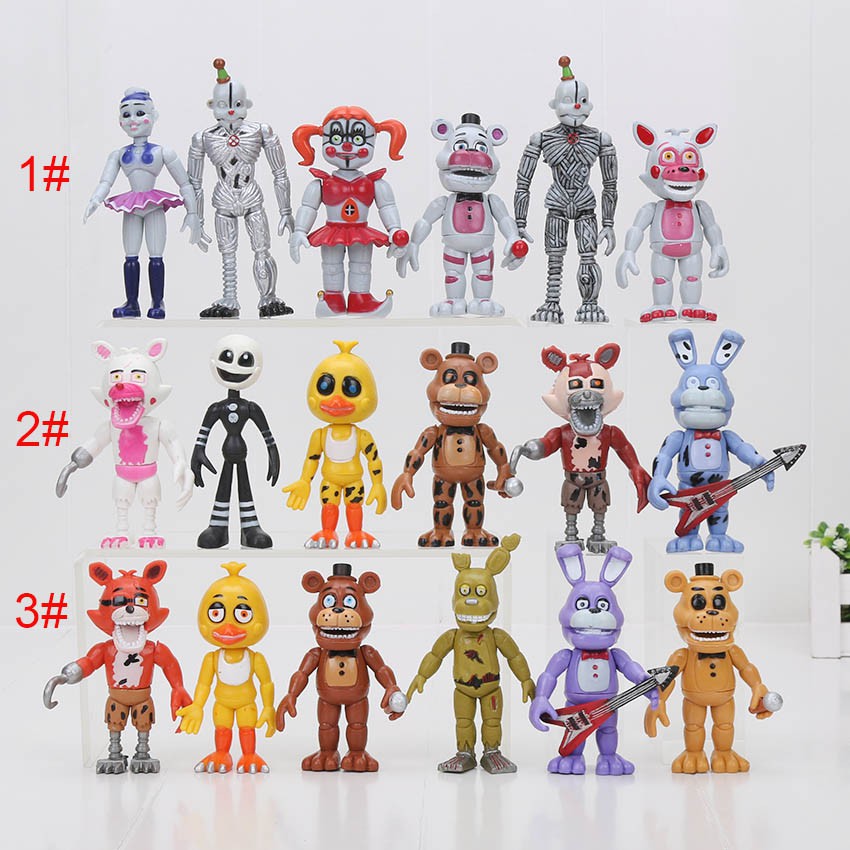five nights at freddy's 4 figures
