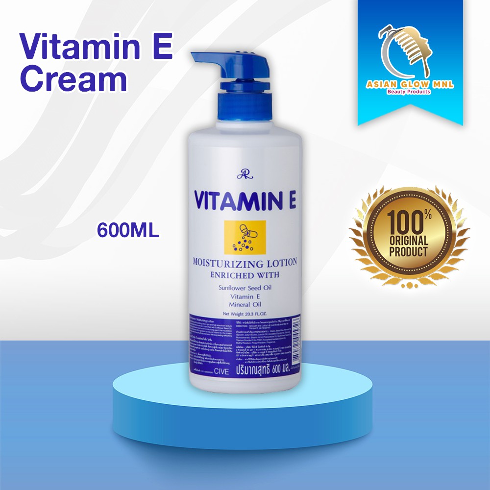 ORIGINAL AR Vitamin E Moisturizing LOTION 600ml (Moisturizer, Lotion