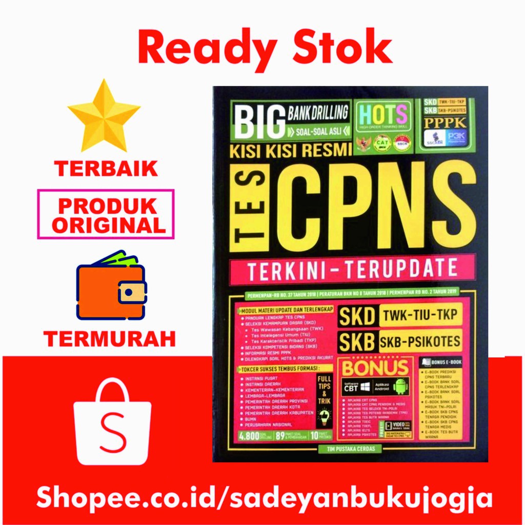 Big Bank Drilling Original Problems Cpns Test Team Library Intelligent Pustaka Baru Shopee Philippines