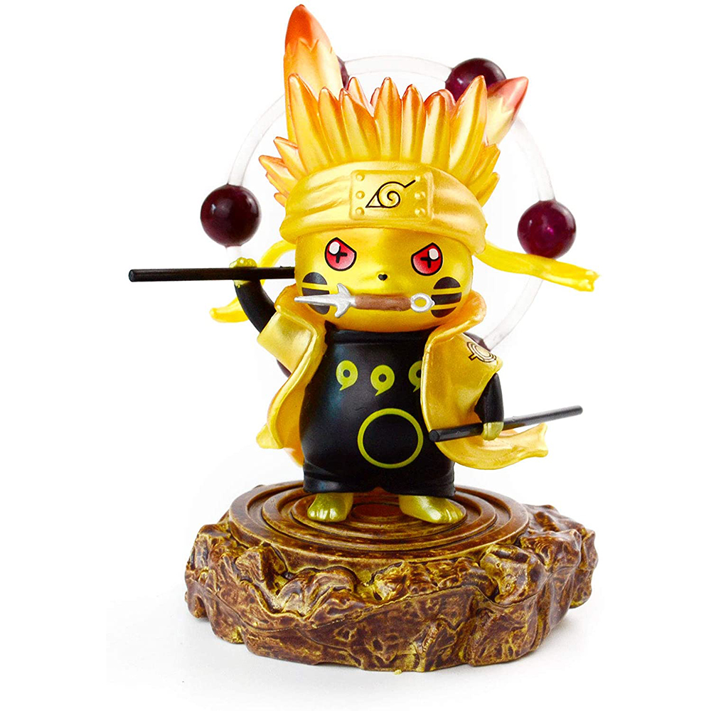 Jenniferdz Children Toy Statues Collection Pikachu Cosplay Naruto Actions Figures Sasuke Cos Toys Ornaments Pokemon Kurama Anime Model Naruto Figure Shopee Philippines