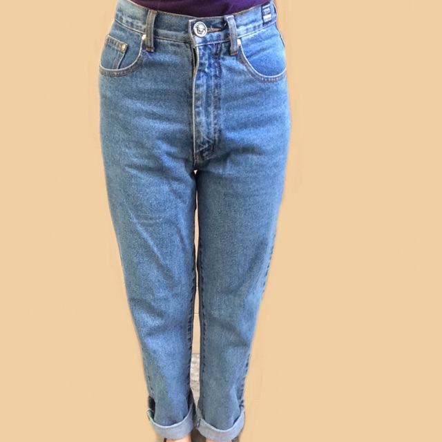 versace mom jeans