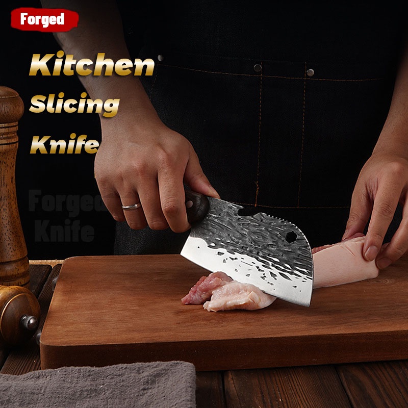 Kitchen Knife Cleaver Chef Knife Razor Sharp Slicing Chopping Meat