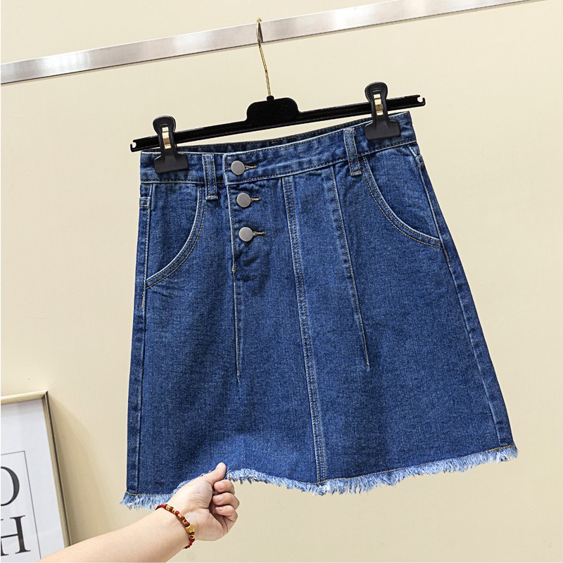 tassel design blue jeans