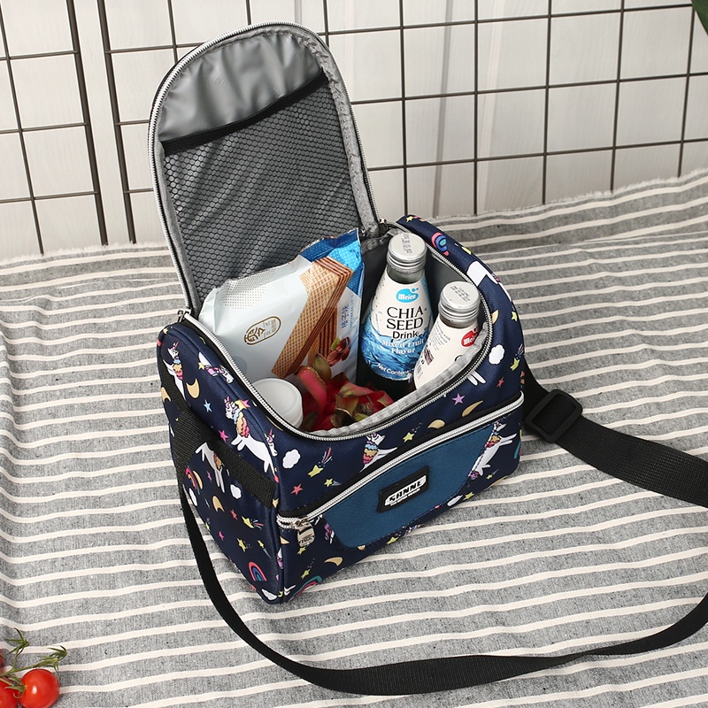 7L Thermal Cooler Lunch Bag For Kids Men Women Work School Bento Picnic Insulated Bag