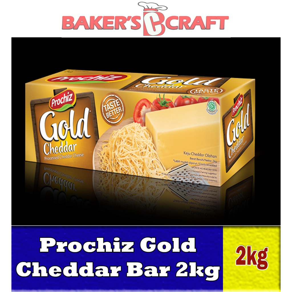 Prochiz Gold Cheddar Bar 2kg | Shopee Philippines