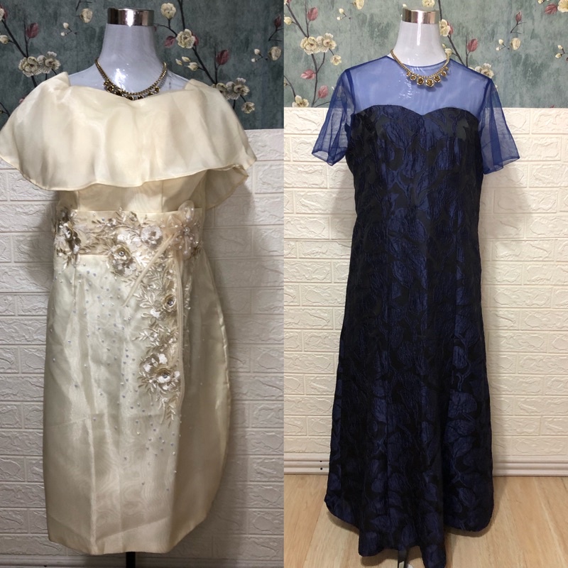 BROQUE Formal Dress for Special Occasions / Wedding/ Ninang/ Debut