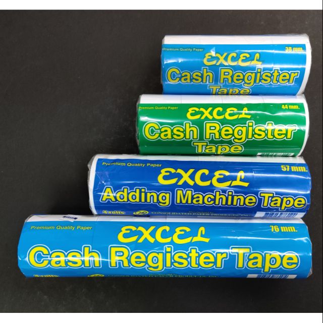 Excel Cash Register and Adding Machine Tape 4pcs Shopee Philippines