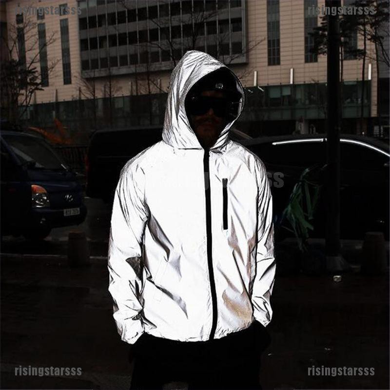 reflective running hoodie