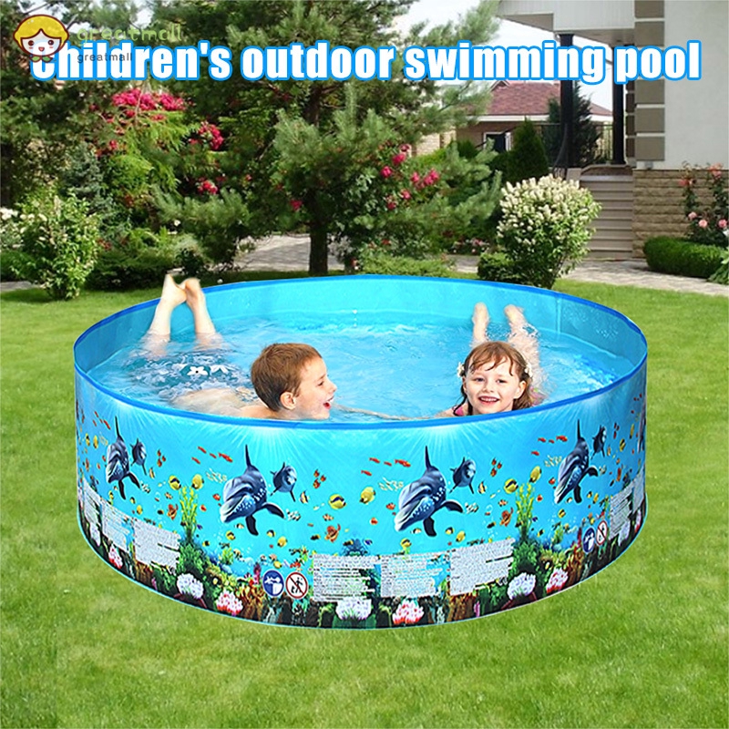Ready Stock Inflatable Swimming Pool Blow Up Pool For Family Kids Backyard Foldable Shopee Philippines