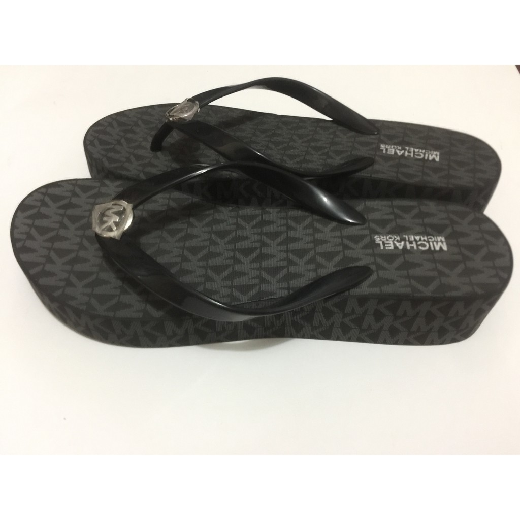 mk wedge flip flops