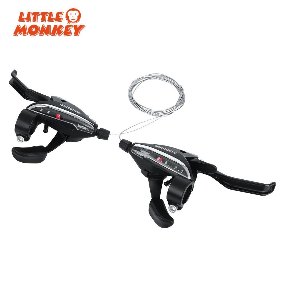 3x7//8S Thumb Shifters 21//24Speed MTB Mountain Bike Shifter Shift Levers w//Cables