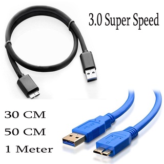 47cm 1.5ft USB 3.0 Male-A to USB3.0 Micro-B Data Cable For External Hard Drive 