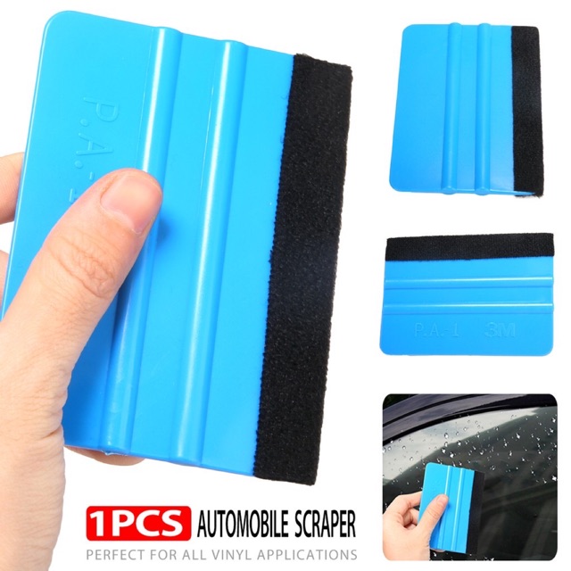 COD Plastic Car Vinyl Squeegee Decal Wrap Application Tool Soft Felt