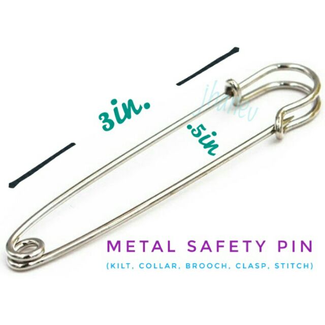 metal safety pin