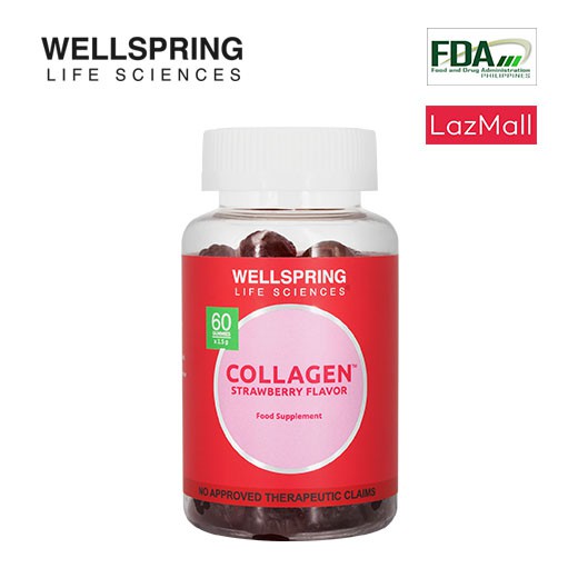 Wellspring Life Sciences Collagen Gummies with Vitamin C and Biotin 500
