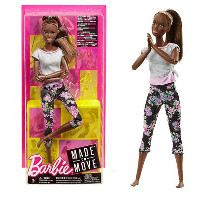 barbie made to move african american