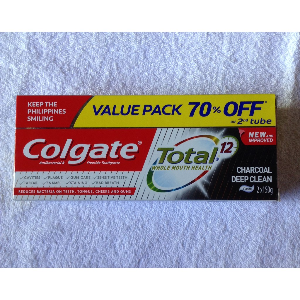Colgate Total Charcoal Deep Clean MultiBenefit Toothpaste 150g