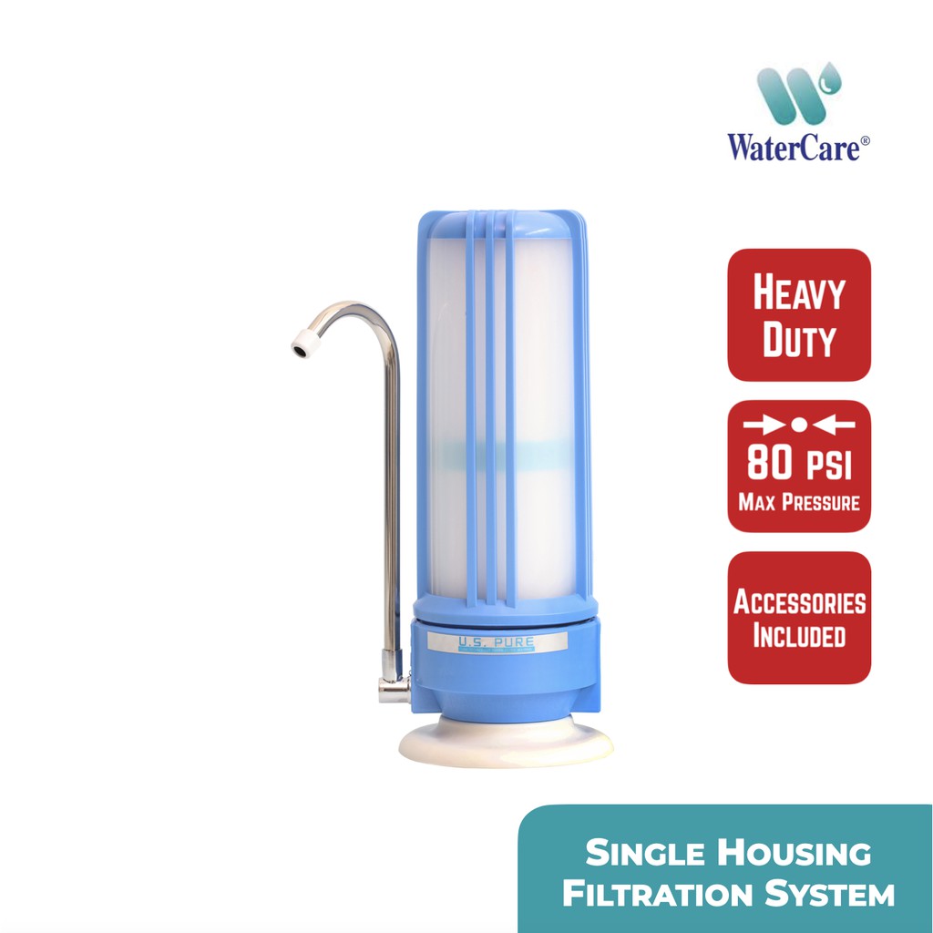 WaterCare High Pressure Countertop Single Housing Filtration System