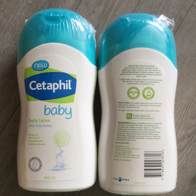 cetaphil baby daily lotion with shea butter 400ml