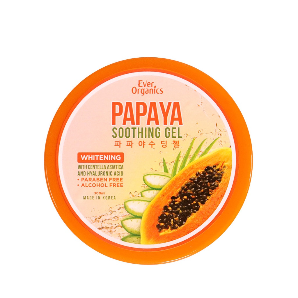 EVER ORGANICS 100 Authentic Soothing Gel Papaya 300ml Shopee Philippines