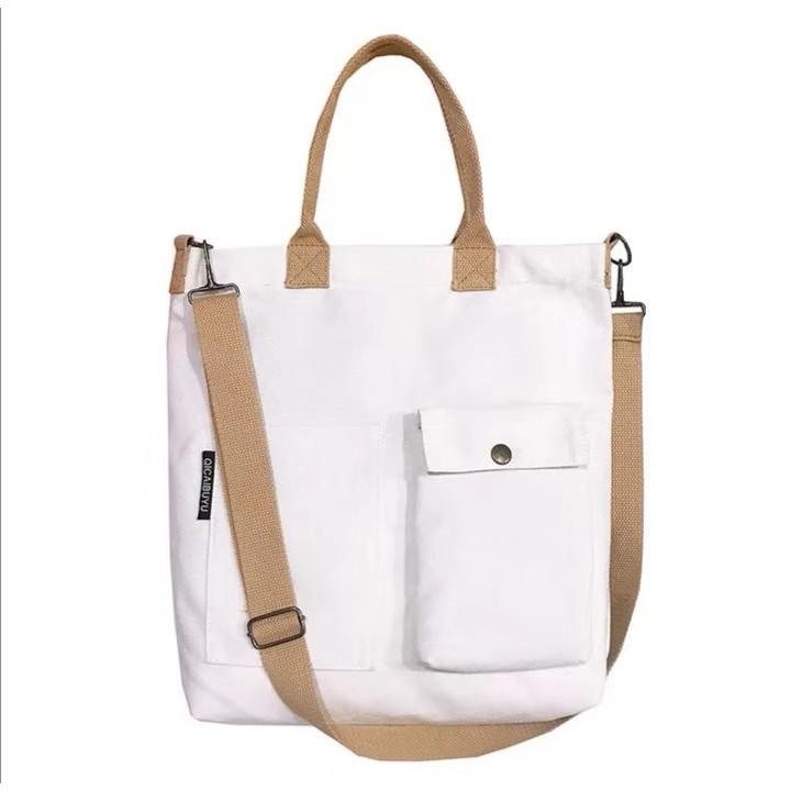 korean canvas shoulder bag