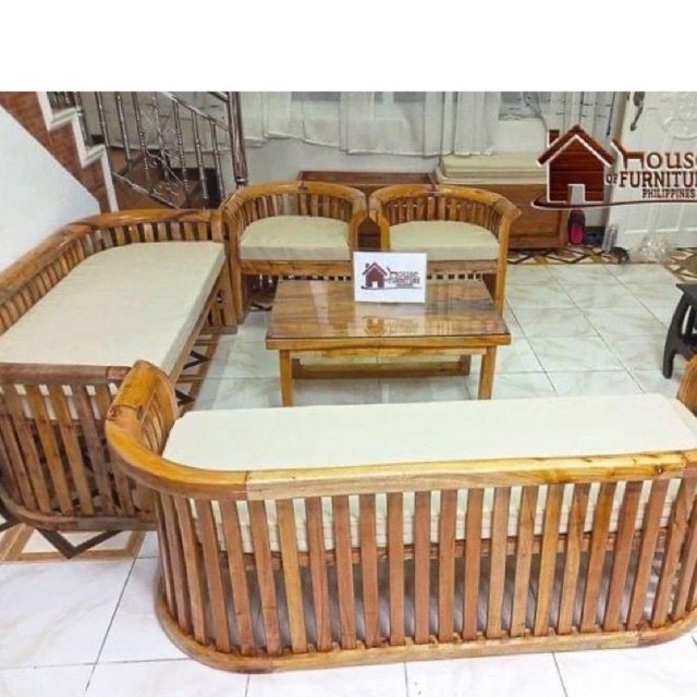 Mahogany Wooden Brand New Sofa Sets Shopee Philippines