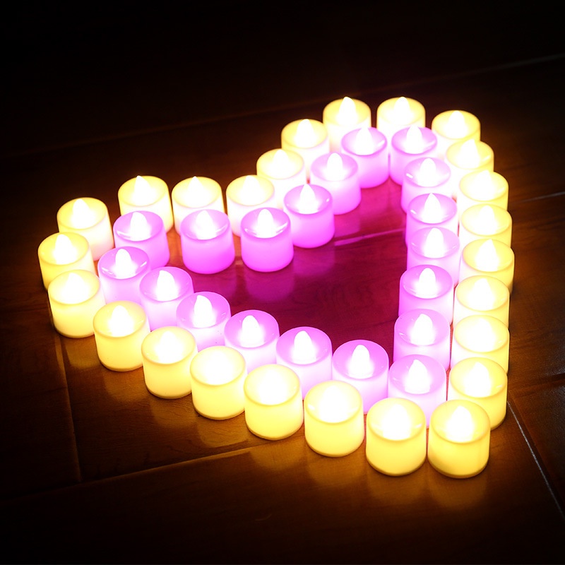 【STOCK】LED flameless candle lamp tea lamp family wedding birthday decoration