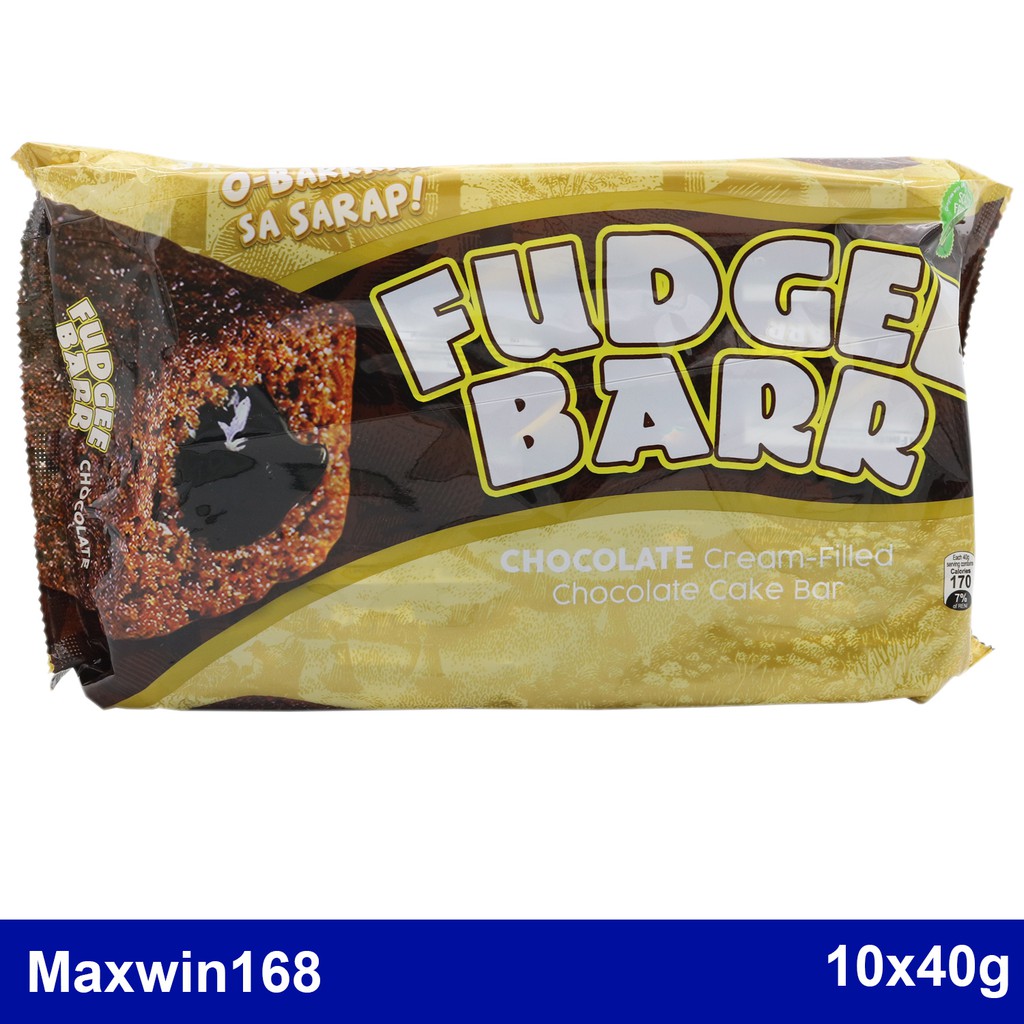 Fudgee Barr Chocolate 10x40g Shopee Philippines