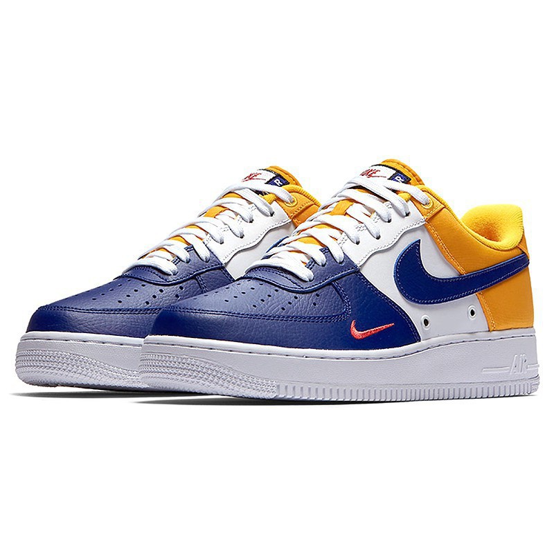 blue and yellow af1
