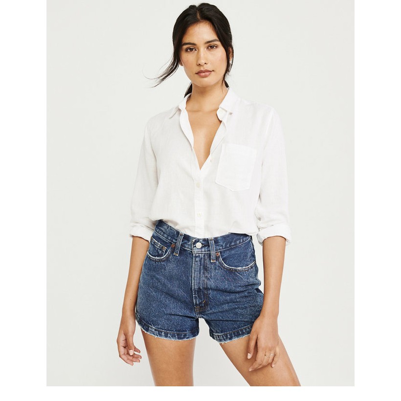 abercrombie and fitch high waisted shorts