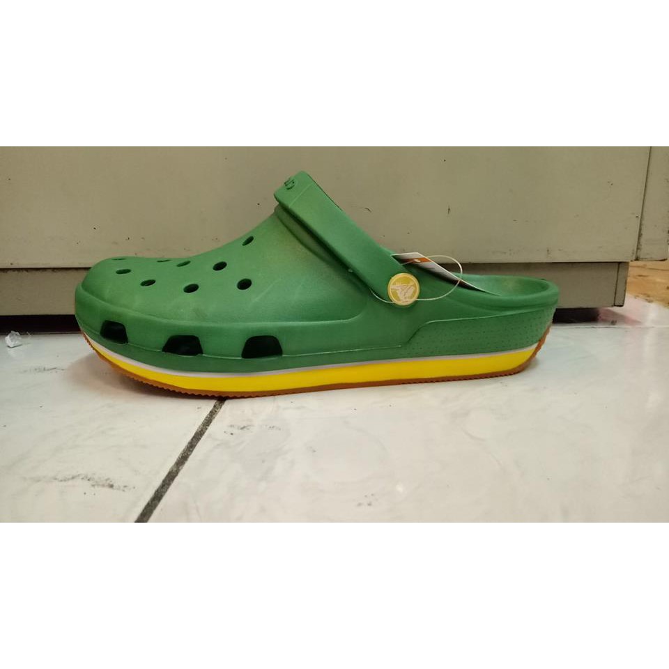 crocs retro Rubber hard sole | Shopee 
