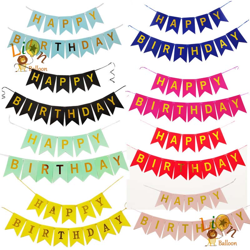 Happy Birthday Silky Banner Decoration Party Banner | Shopee Philippines