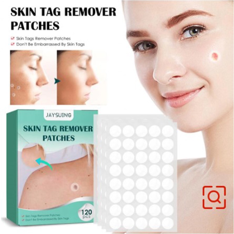 Skin Tag Remover Patches Wart Stickers 120pcs Skin Cleansing Care Skin ...