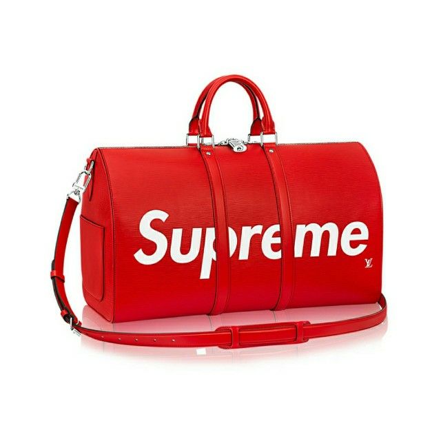 supreme louis vuitton luggage bag