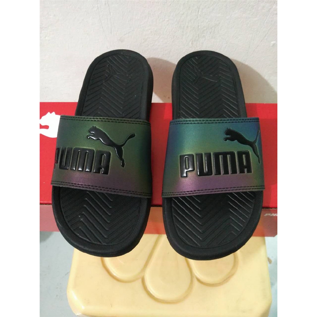 mens puma popcat slides
