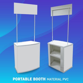 Portable Collapsible Promotional Demo Event Booth Kiosk Premium Quality 