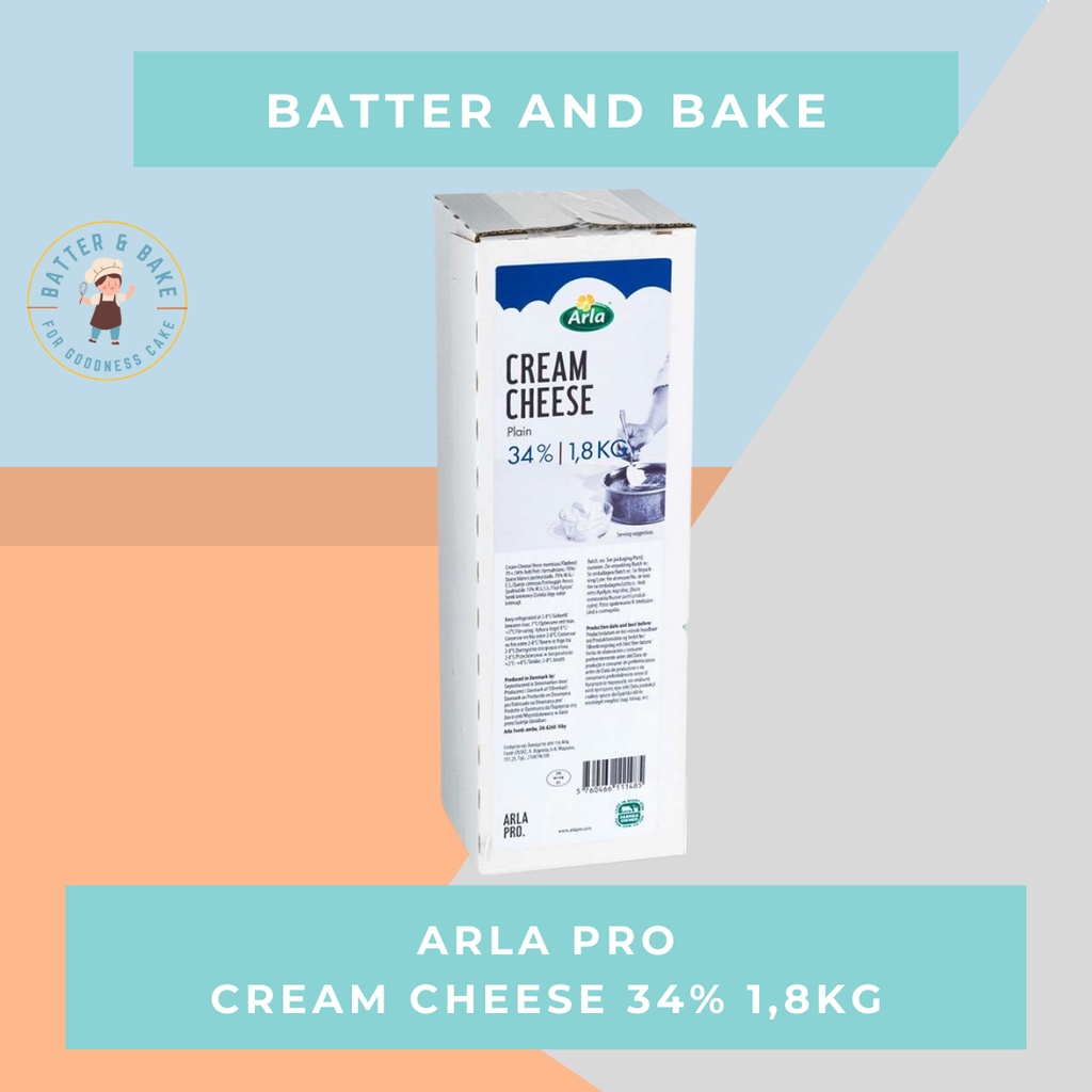 Arla Pro Cream Cheese 34 1.8kg Exp Apr2023 Shopee Philippines