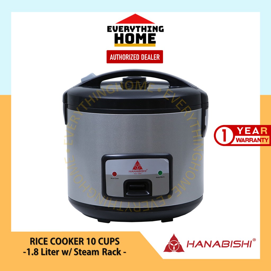 Hanabishi Jar Type Rice Cooker 1.8 Liters (10 Cups) / HJC-18SS | Shopee  Philippines