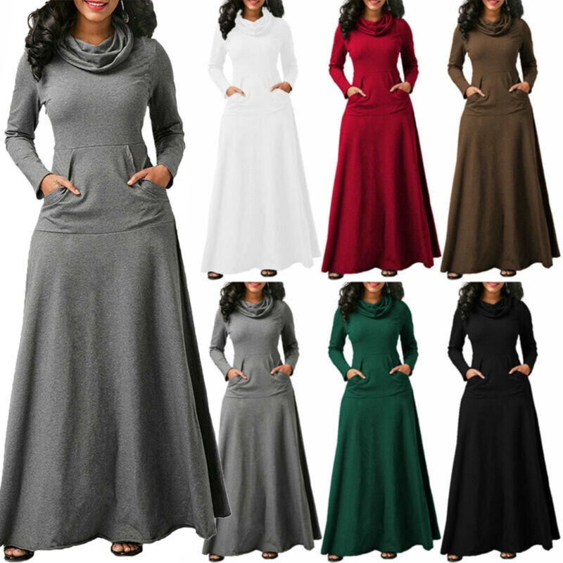 slim fitting maxi dress