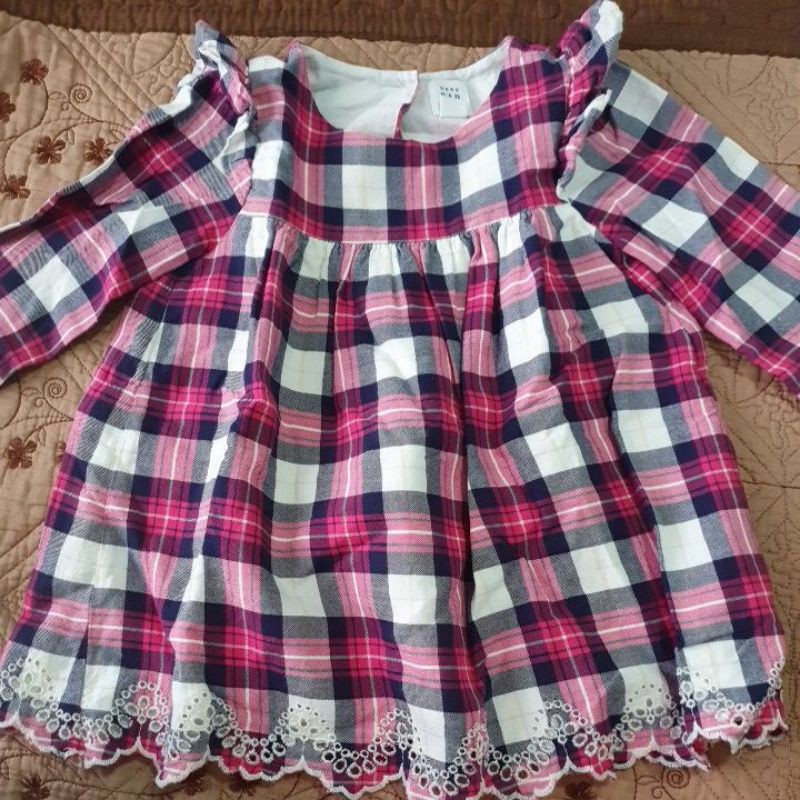 baby gap plaid dress