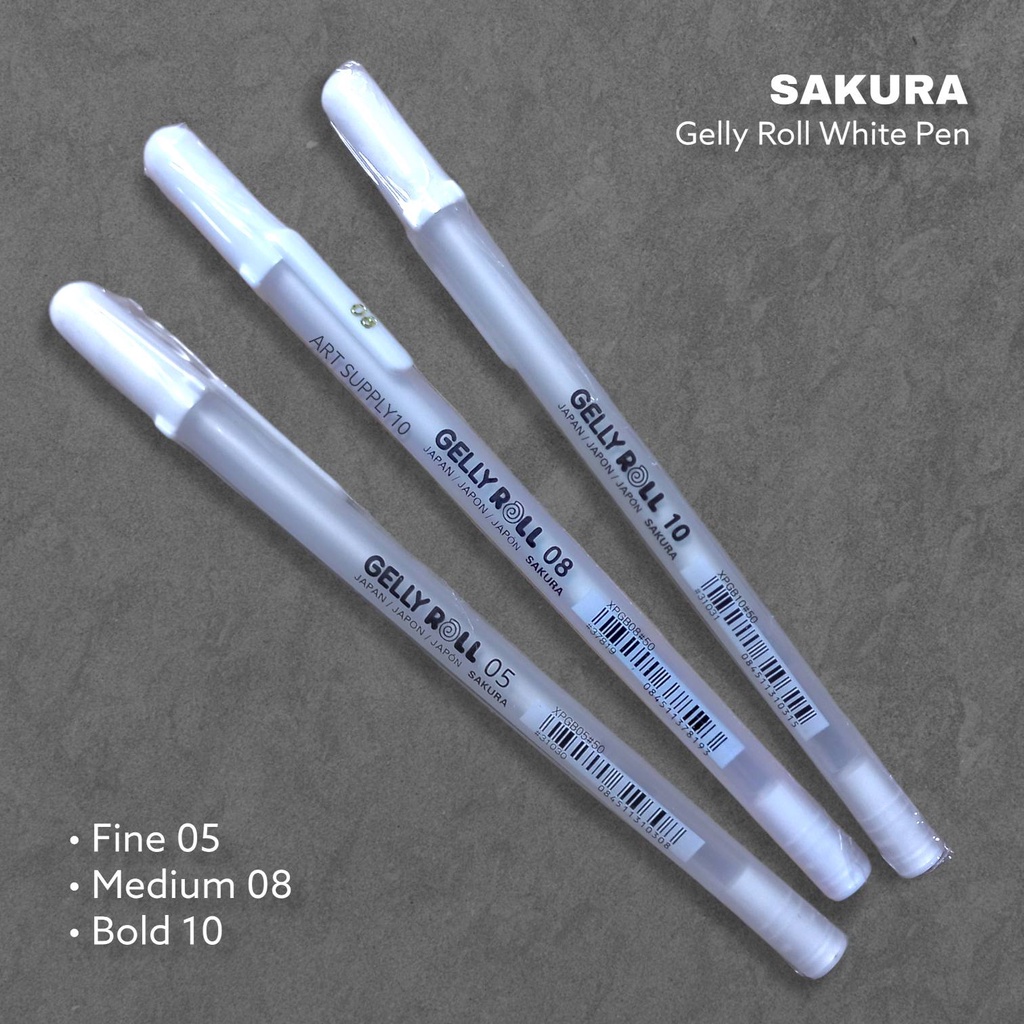 Sakura Gelly Roll White Pen Shopee Philippines