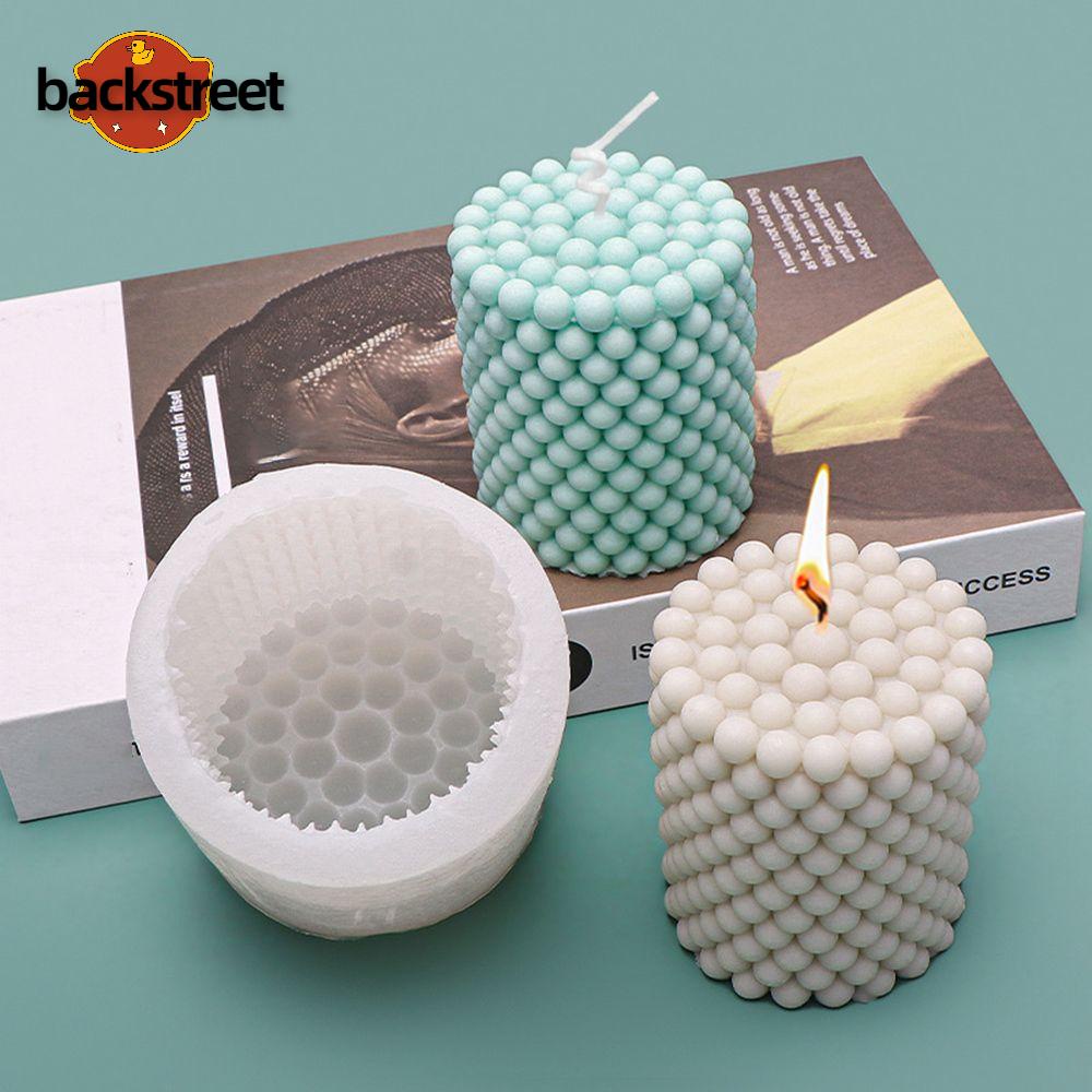 BACKSTREET Church Party 3D Art Wax Mold Clay Tools Candle Mould Cylinder Candle Mold Silicone DIY Craft Wedding Supplies Handmade Cake Resin Molds