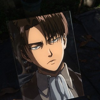 Levi Ackerman Attack On Titan Acrylic Glass Painting Anime (5x7