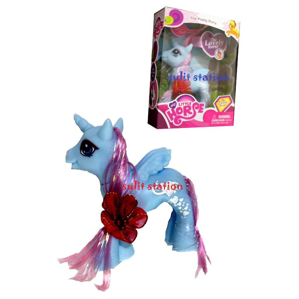 Mlp My Little Pony Rainbow Dash Comby Hair Toy Figures Shopee