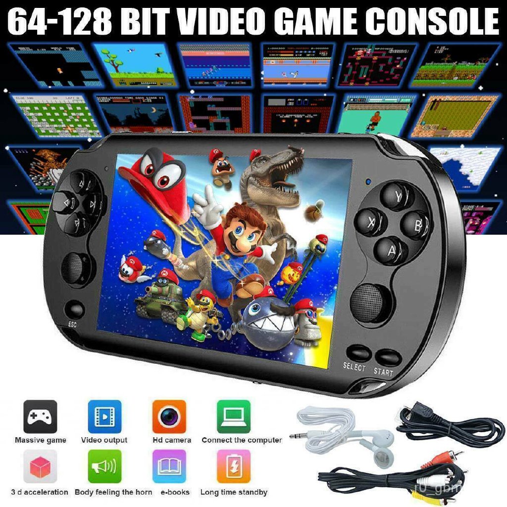 Portable Handheld X9 Video Game Console 128 Bit Built In 1000+Game Kids