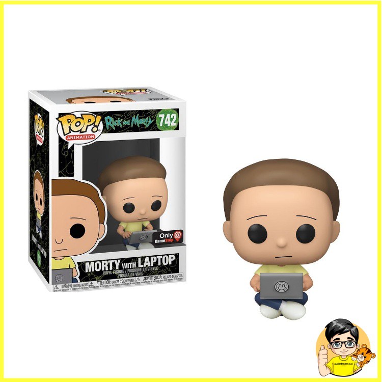 morty with laptop funko pop